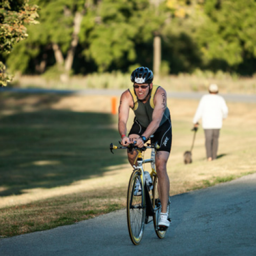 Man Cycling